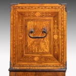 Coulborn antiques 17th century marquetry fall front cabinet on stand