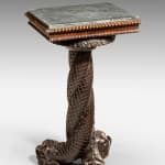 Regency Carved Mahogany Dolphin Table
