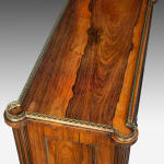 Regency Rosewood Double-sided Bookcase attributed to George Oakley