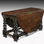 Coulborn antique 17th century Charles II Oak Double Gateleg Table