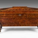 Regency Mahogany Sarcophagus Wine Cooler