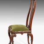 Pair of George I Carved Walnut Side Chairs
