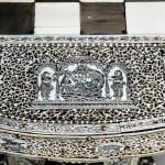 Anglo-Indian Ivory, Ebony and Horn Games Table