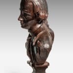 Coulborn antique Late 18th Century Carved Oak Bust of Major John André