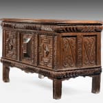 Elizabethan Carved Oak Coffer