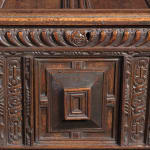 Elizabethan Carved Oak Coffer