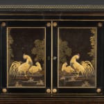 Regency Cabinet with Japanese Lacquer Panels attributed to George Oakley