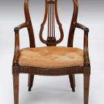 antique Coulborn George III Carved Mahogany Armchair Linnell Chippendale