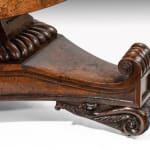 Regency Burr Oak Circular Table 19th century