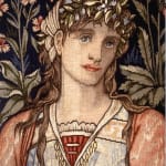 SOLD TO THE DE YOUNG MUSEUM, SAN FRANCISCO: Flora and Pomona A pair of tapestries by William Morris Designed by Sir Edward Burne-Jones, William Morris and John Henry Dearle