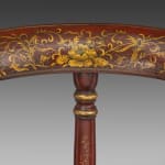 Chinese Export Red Lacquer Armchair