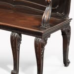 George III Mahogany Hall Bench John Linnell