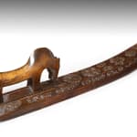 Coulborn antiques early 18th century Danish carved birchwood mangle board