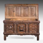 Elizabethan Carved Oak Coffer