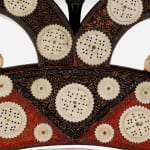 Anglo-Indian Ivory Mounted and Incised Lacquer Dressing Mirror