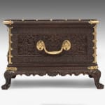 Anglo Indian Carved Sandalwood Box