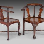 Pair of Chinese Export Padauk Chairs