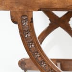 Coulborn antiques Gothic Revival Walnut Writing Table