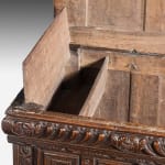 Elizabethan Carved Oak Coffer