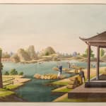 Coulborn antique gouache A Set of 12 Chinese Trade Pictures – depicting the growing, harvesting and processing of tea