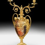 Blue John and Ormolu Wing-figured Candle Vase