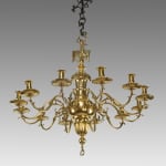 Coulborn George II Twelve-branch Brass Chandelier