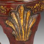 Chinese Export Red Lacquer Armchair