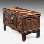 Elizabethan Carved Oak Coffer