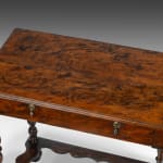 Coulborn Antique William and Mary Solid Yew Wood Side Table