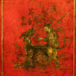 George II Scarlet Japanned Kneehole Chest Giles Grendey