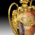 Blue John and Ormolu Wing-figured Candle Vase