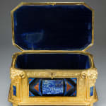 antique Coulborn The Wertheimer Phoenix Casket Pietra Dura mounted ormolu casket Samson Wertheimer