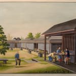 Coulborn antique gouache A Set of 12 Chinese Trade Pictures – depicting the growing, harvesting and processing of tea