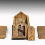 Coulborn antique carved cork grand tour Paestum tomb