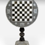 Anglo-Indian Ivory, Ebony and Horn Games Table