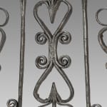 Charles II Wrought Iron Down Hearth Trivet/Gridiron