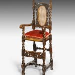 Coulborn antique Charles II Oak Child’s Chair