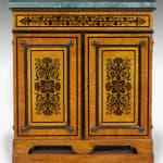 Pair of marquetry cabinets by George Bullock