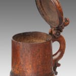 Late 17th Century Norwegian Peg Tankard in Karelian Birch