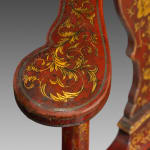 Chinese Export Red Lacquer Armchair