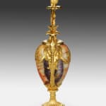 Blue John and Ormolu Wing-figured Candle Vase
