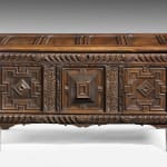 Elizabethan Carved Oak Coffer