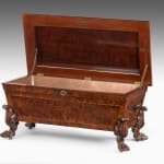 Regency Mahogany Sarcophagus Wine Cooler