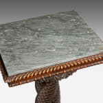 Regency Carved Mahogany Dolphin Table