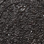 Pair Carved Ebony Cabinet on stand COROMANDEL COAST OR BATAVIA