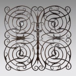 Set of Four Renaissance Wrought Iron Grilles