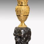 Pair of Empire Bronze and Ormolu Pair of Empire Bronze and Ormolu Candlesticks