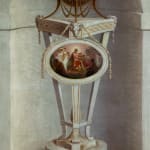 Coulborn antique George III trompe l’oeil chimney board designed by James Wyatt Biagio Rebecca