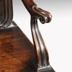 George III Mahogany Hall Bench John Linnell