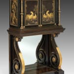 Regency Cabinet with Japanese Lacquer Panels attributed to George Oakley
